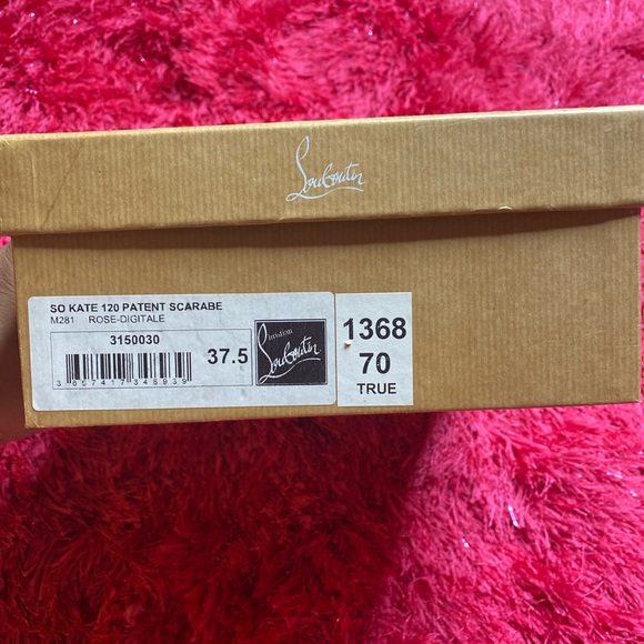 Christian Louboutin 37.5 ombré blue & fuchsia pink - Picture 7 of 8